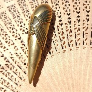 Unique Vintage Gold Men's Brooch